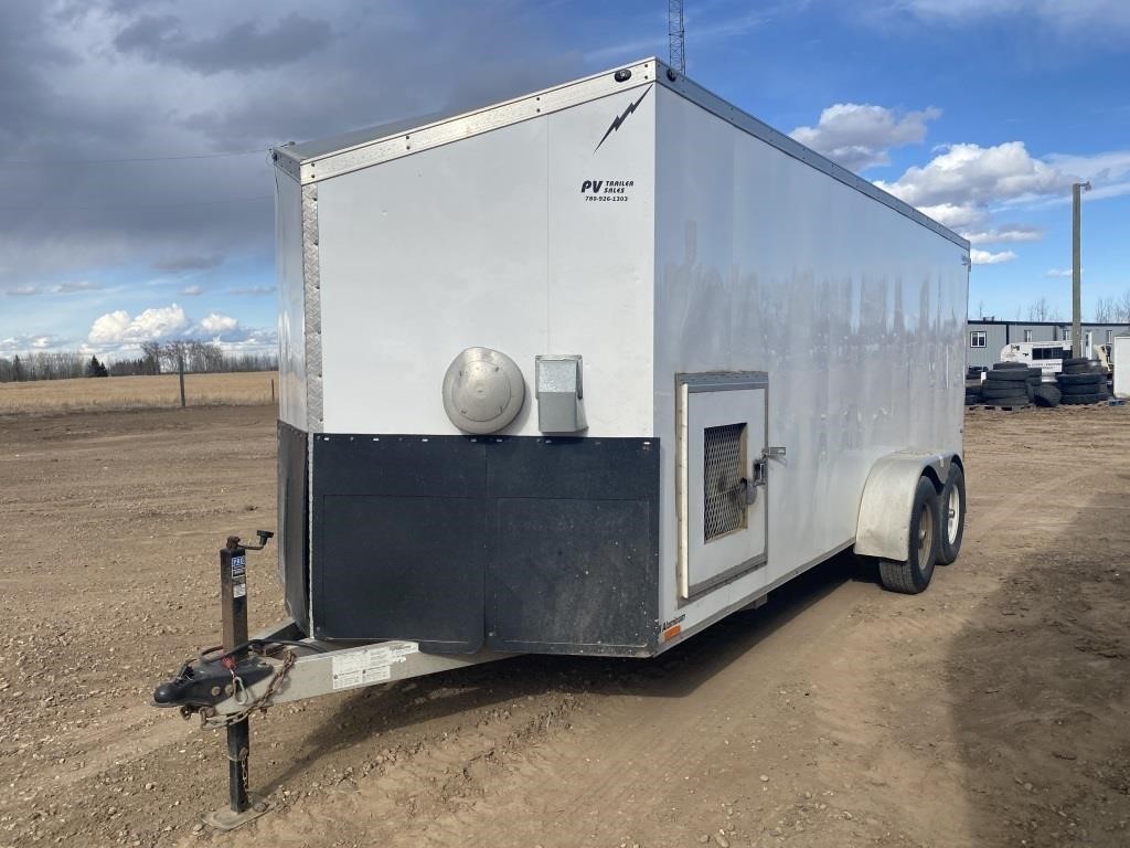 18' CARGO TANDEM TRAILER; 5000LB AXLES