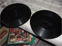 old thick large record pair 78 size