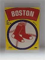 1968 Fleer Real Cloth Patches Boston Red Sox Team