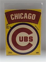 1968 Fleer Real Cloth Patches Chicago Cubs Team
