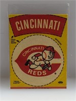 1968 Fleer Real Cloth Patches Cincinnati Reds