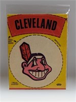 1968 Fleer Real Cloth Patches Cleveland Indians