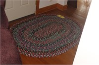 Braided rug 45" x 62"