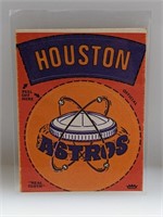 1968 Fleer Real Cloth Patches Houston Astros Team
