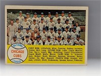 1958 Topps Chicago Cubs Team 327 Unchecked