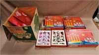 Lot of Vintage Star-Lite 3 & 5 Candoliers w/ Boxes