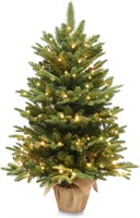 Somikis 3ft Pre-Lit Mini Christmas Tree, 85 LEDs