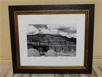 John Wathne "Taos Pueblo" Framed Photograph.