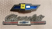 2 Chevy Metal Vehicle Ornaments