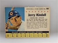 1961 Post Cereal Jerry Kindall 199 Company Variety