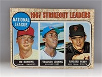 1968 Topps NL 1967 Strikeout Leaders #11