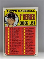 1969 Topps 1st Series Checklist #57