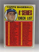 1969 Topps 4th Series Checklist #314