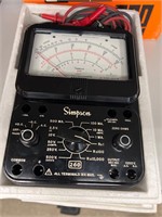 Simpson 260 VOM multimeter with original box