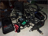 rotary tool and bosch porta charger lot