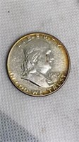 1949 Uncirculated Franklin half dollar
