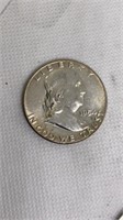 1954 Uncirculated Franklin half dollar