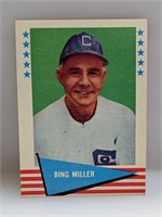 1961 Fleer Baseball Greats Bing Miller 62