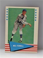 1961 Fleer Baseball Greats Wes Ferrell 26