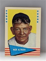 1961 Fleer Baseball Greats Nick Altrock 3