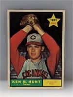 1961 Topps Ken Hunt 556 High Number