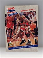 1993 Upper Deck NBA Playoffs Michael Jordan #180