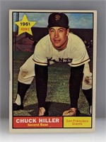1961 Topps Chuck Hiller 538 High Number