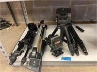 Group of mini tripods