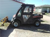 Kawasaki Mule Side by Side with Plow - see video