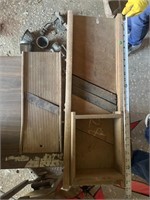 Antique wood slicers.