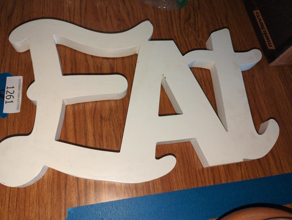 Large EAT Sign