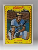 1981 Kellogg's 3D Cecil Cooper 32 No Cracks