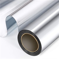 One Way Mirror Film  35.4in x 6.56ft  Silver