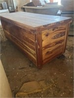 Cedar chest   Only needs to be wiped down on the