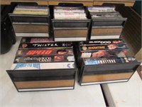 Case of VHS tapes