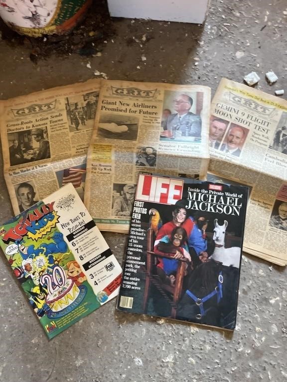 (3) 1966 newspapers, life, magazine, Michael