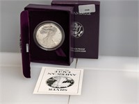1990 1oz .999 Silver Eagle $1