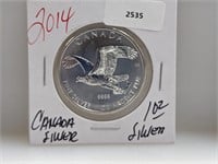 2014 1oz .999 Silver Canada $5