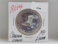 2014 1oz .999 Silver Canada $5
