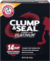 ARM & HAMMER Clump & Seal Cat Litter  37 lbs