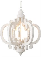 21 Inch 3 Light Lynn Geometric Distressed Antique