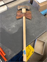 Craftsman double bladed ax