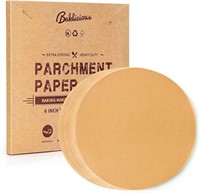 250Pcs 6 Inch Parchment Paper Rounds, Non Stick