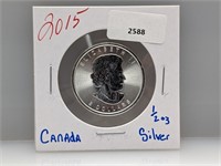 2015 1/2oz .999 Silver Canada $2