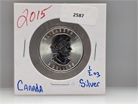 2015 1/2oz .999 Silver Canada $2