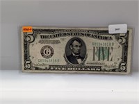 1934-D $5 Fed Reserve Note