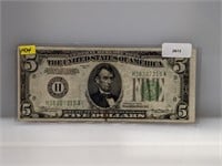 1934 $5 Fed Reserve Note