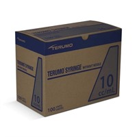 Terumo 10cc Syringe Luer Slip 100 Per Box