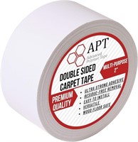 APT Double Sided Carpet Tape, Residue-Free, for