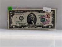 1976 $2 Fed Reserve Note w/Postal Comm